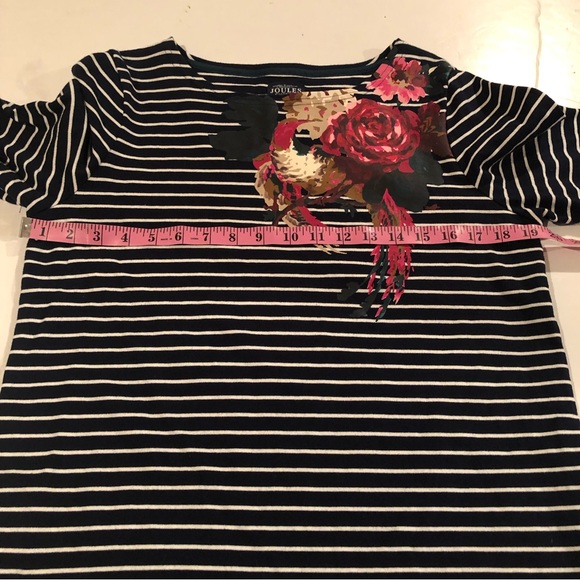 JOULES Sz 10 Harbor Printed Long Sleeve TOP - Picture 10 of 11